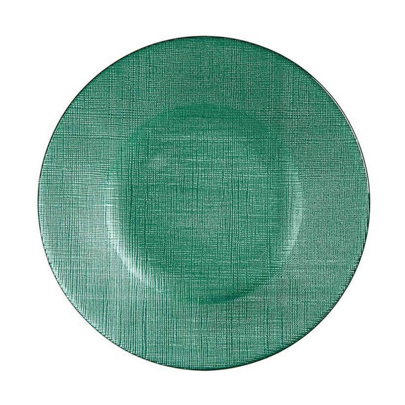 Assiette plate Verre Vert verre (21 x...