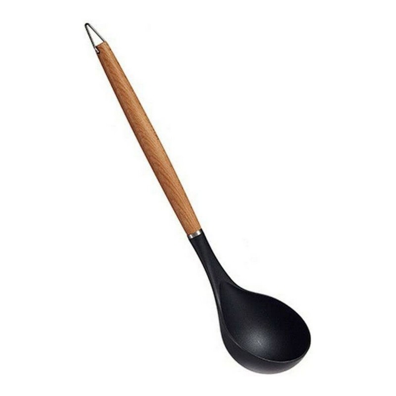 Cucharón Marrón Negro Nylon Madera de...