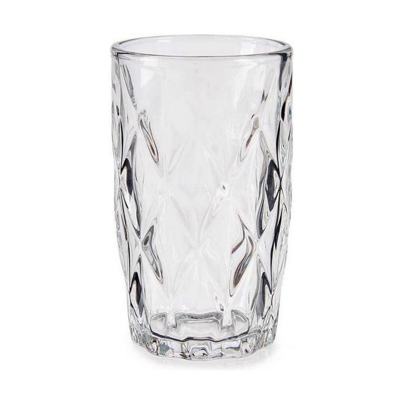 Becher Diamant Durchsichtig Glas (340...