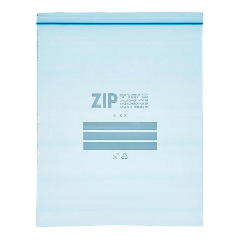 Gefrierbeutel Blau Zip (7 L) (10 uds)