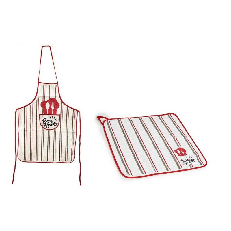 Lot Tablier Tissu de cuisine (2 pcs)