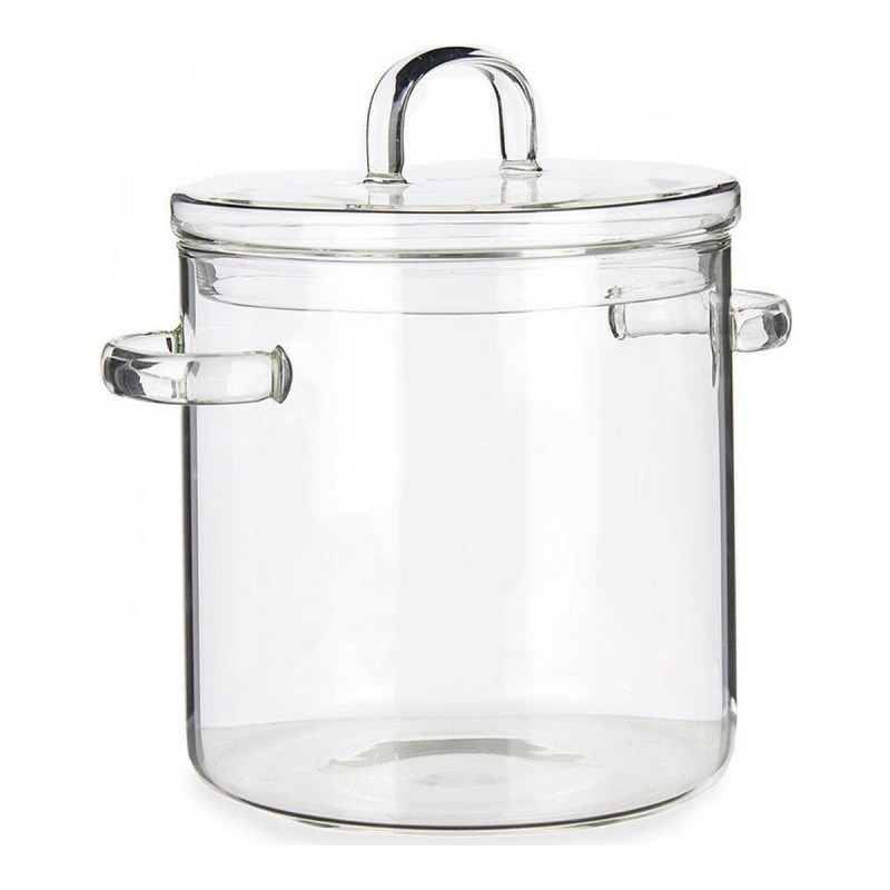 Casserole with Lid Borosilicate Glass...