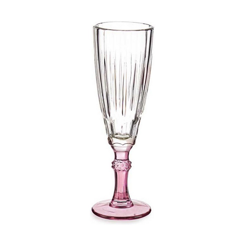 Champagnerglas Exotic Kristall Rosa...