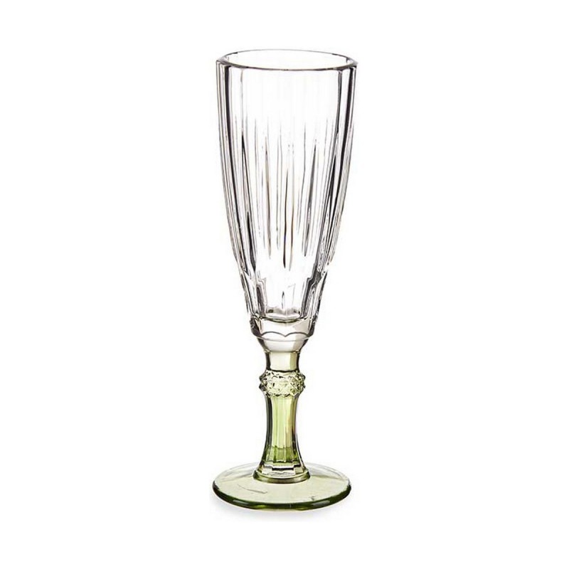 Champagneglas Exotic Kristal Groen...