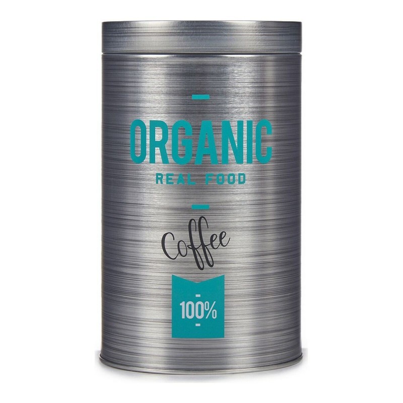 Tin Circular Coffee Grey Tin (10,8 x...