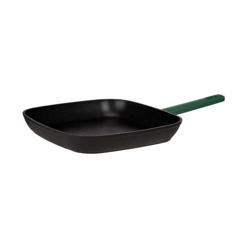 Geribbelde Grillpan Zwart Groen 28 x...