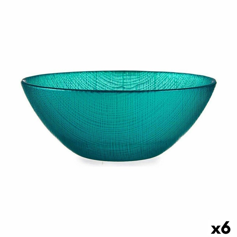 Bol Ø 15 cm Turquoise verre (6 Unités)