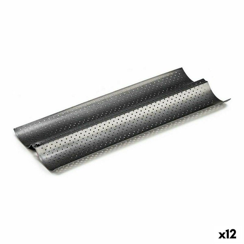 Tray Bread Metal Dark grey Carbon...