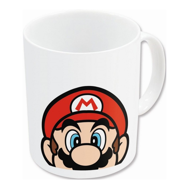 Tazza Mug Super Mario Bianco Ceramica...