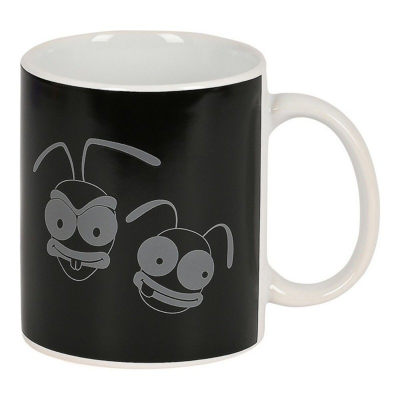 Mug El Hormiguero White Ceramic Black...