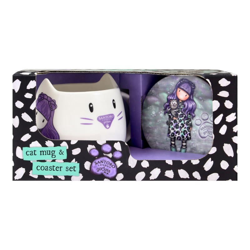 Set Gorjuss Smitten kitten Tazza...