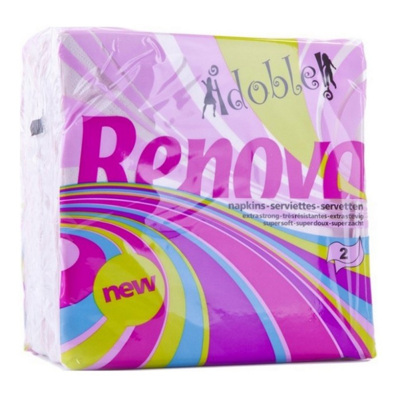 Paper napkin Renova Pink (60 uds)