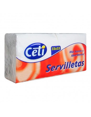 Servilleta de papel Ceti Blanca (33 x...