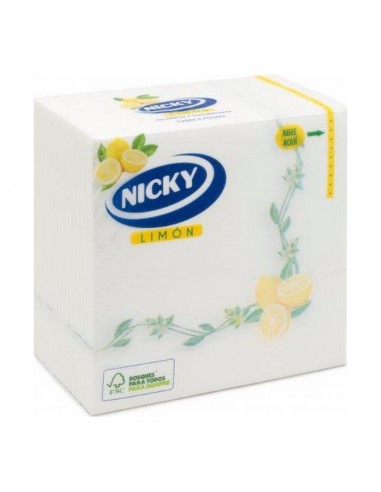 Servilleta de papel Nicky Maxi Blanca...