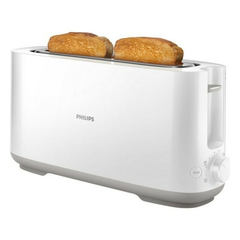 Tostadora Philips 950W Blanco...