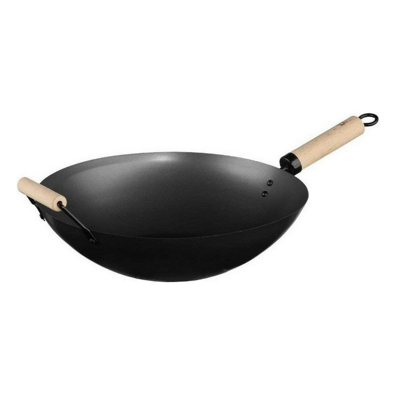 Wok Pan Secret de Gourmet Black...