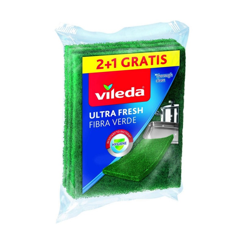 Schuurspons Vileda 3 Onderdelen Groen