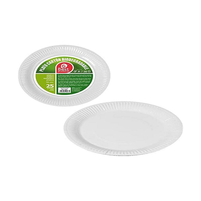 Set di piatti Best Products Green Ø...