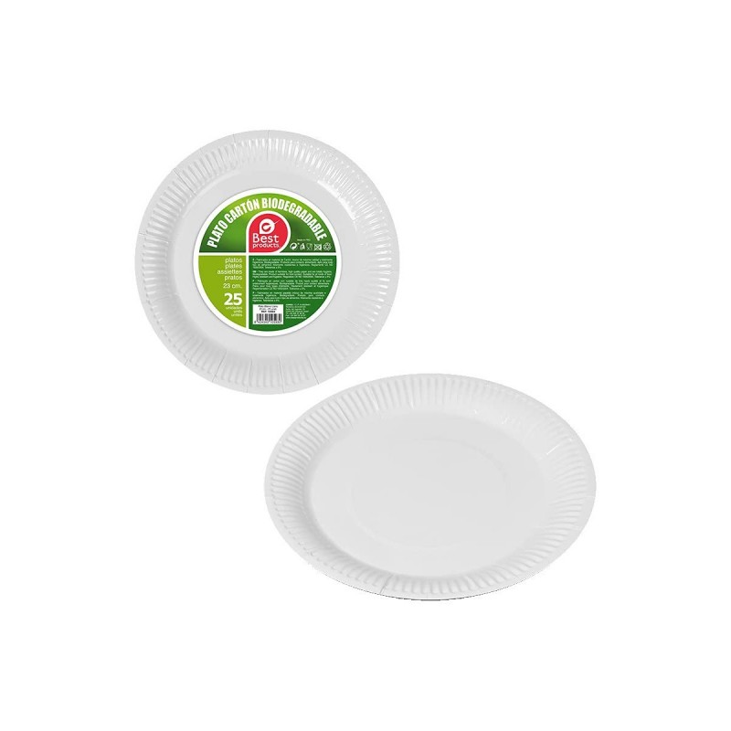 Set di piatti Best Products Green Ø...