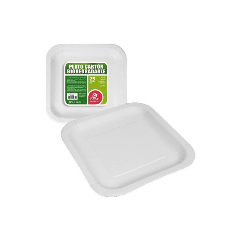 Set di piatti Best Products Green 20...