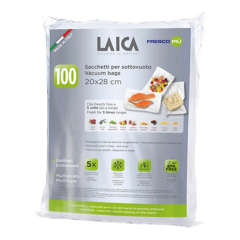 Vacuum Bags LAICA VT3501 100 Pieces...