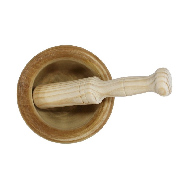 Mortero Fackelmann Madera 14 cm