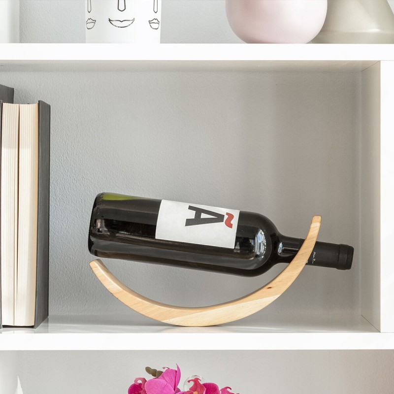 Floating Wooden Wine Bottle Holder...