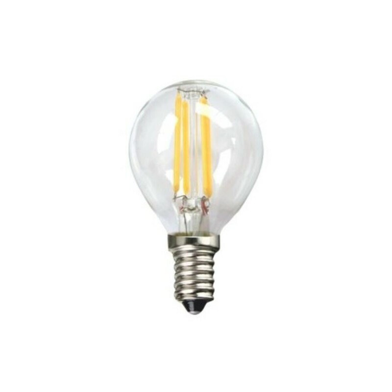 Spherical LED Light Bulb Silver...