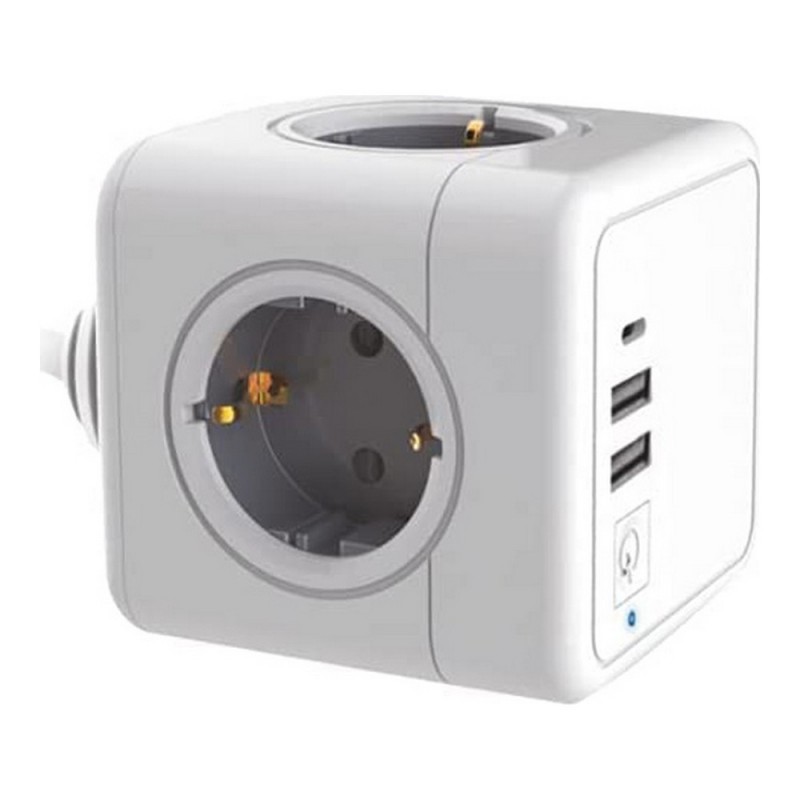 Cube multipluggen Silver Electronics...