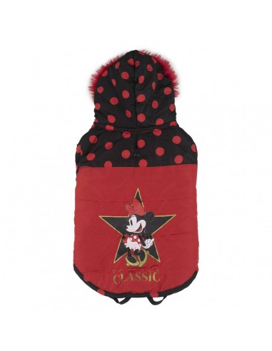 Dog Coat Minnie Mouse Black Red XXS