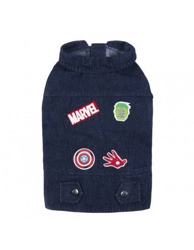 Dog Jacket Marvel Blue S