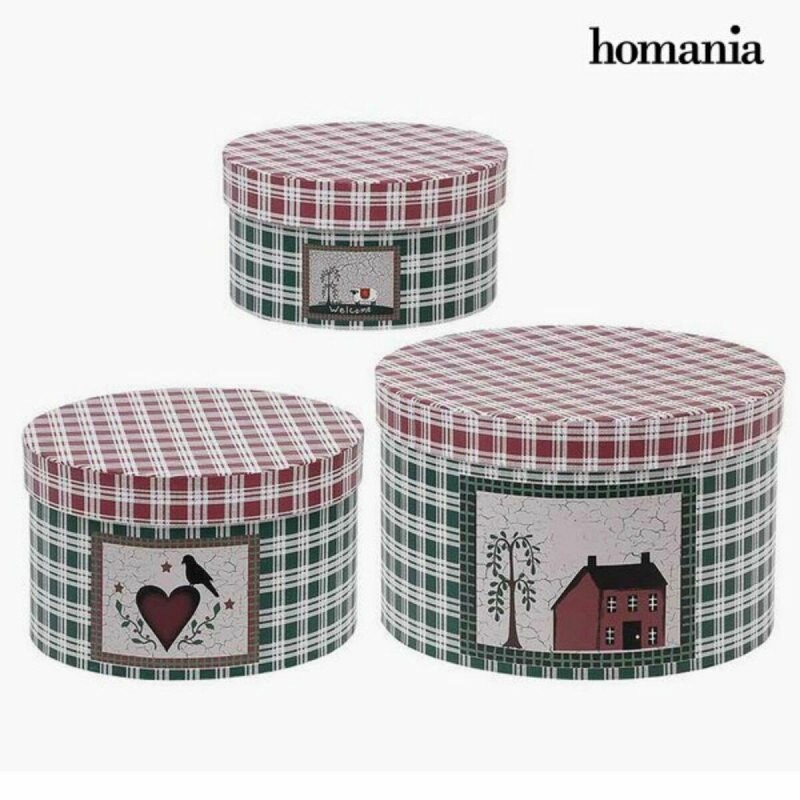 Decorative box Homania (3 uds) Cardboard