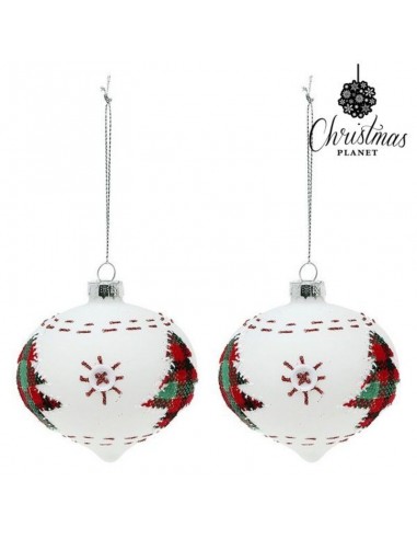 Bolas de Navidad 8 cm (2 uds) Cristal...