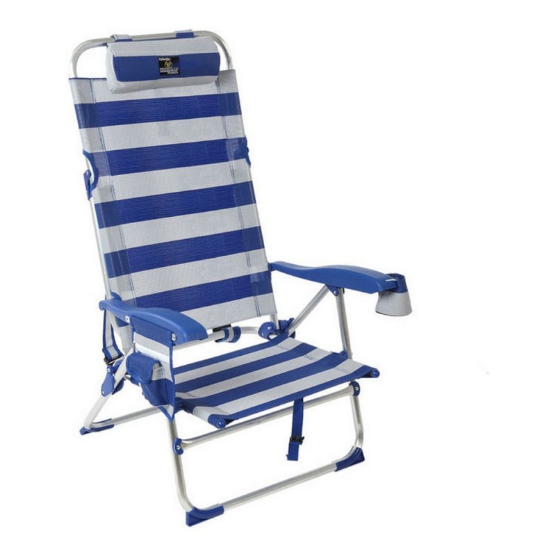 Folding Chair with Headrest Textiline...