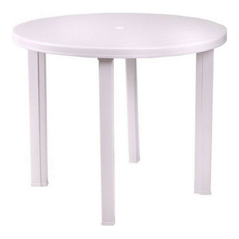 Table Circular Exterior White