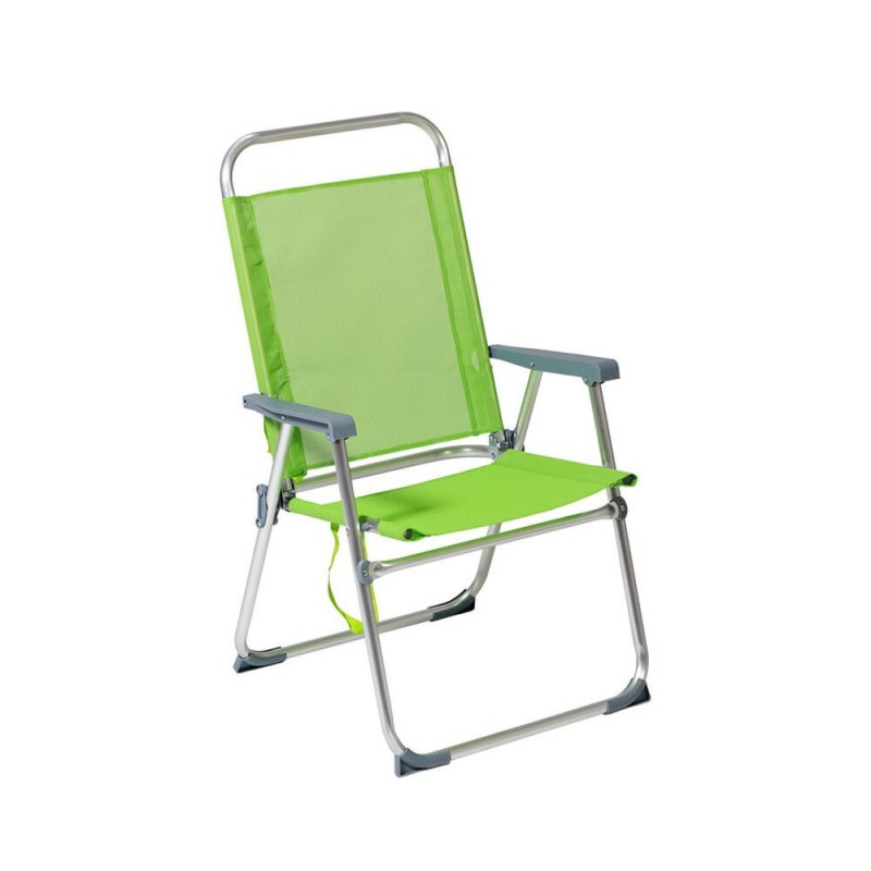 Beach Chair Aluminium Green 22 mm (52...