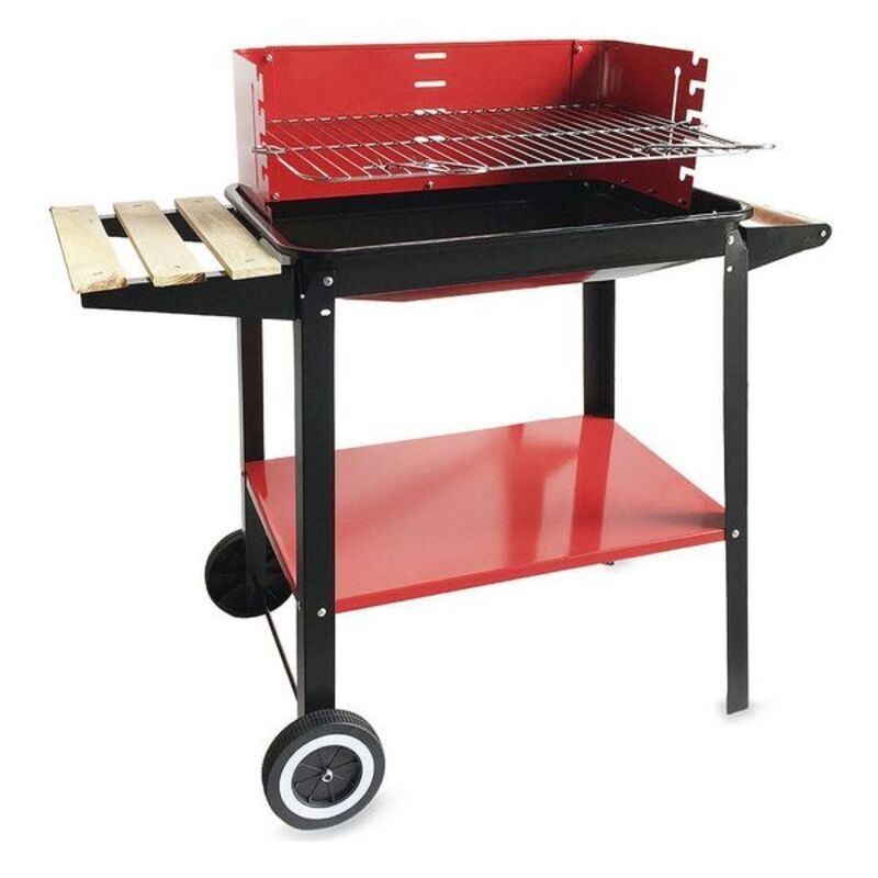 Coal Barbecue with Wheels Algon Black...