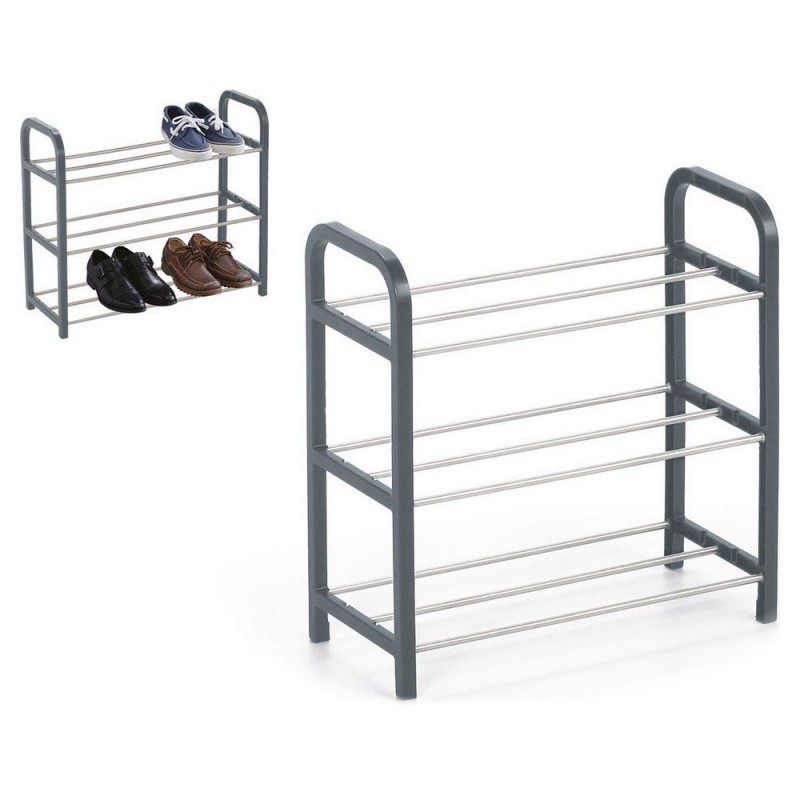 Shoe Rack Confortime Metal Plastic 3...