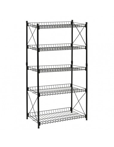 Shelves Confortime Black Metal (52 x...