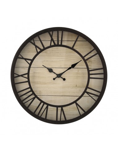 Wall Clock Quid Black Plastic (40 cm)