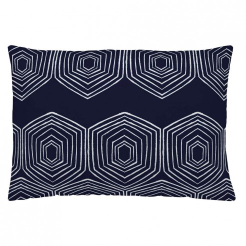 Housse de coussin Naturals Blue Mand...