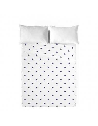 Drap Popcorn Beca Blue (Lit de 80/90)