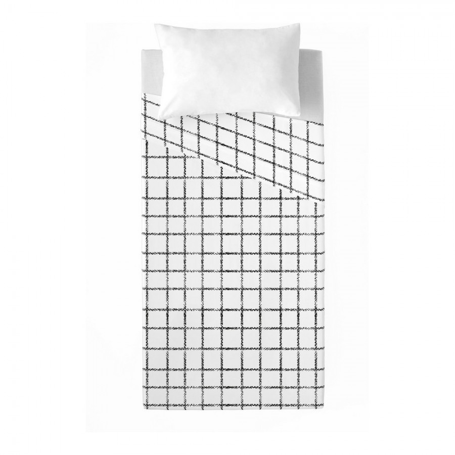 Top sheet Popcorn Ian Bw (Bed 80/90)