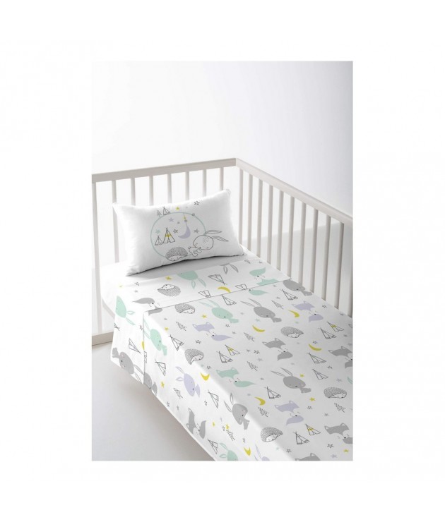 Cot Flat Sheet Cool Kids Let'S Dream...