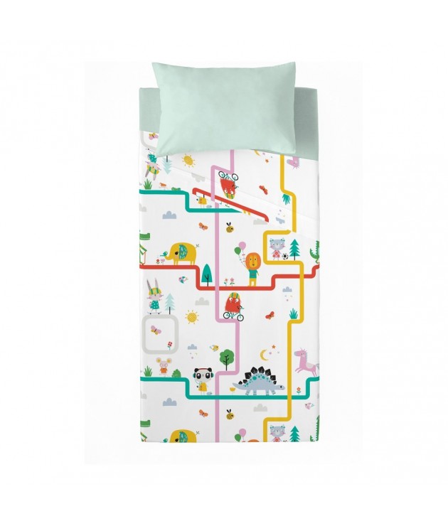 Drap Lemon Ribbon Traffic (Lit de...