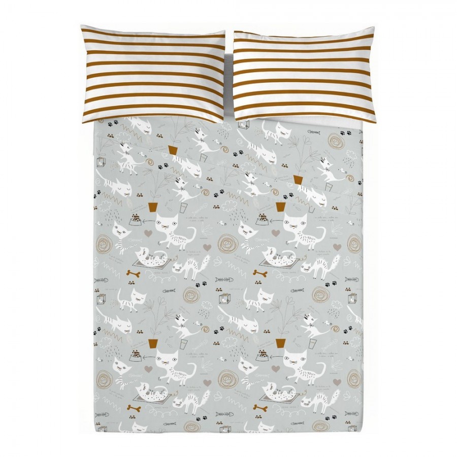 Top sheet Panzup Gatos 3 (Bed 80/90)