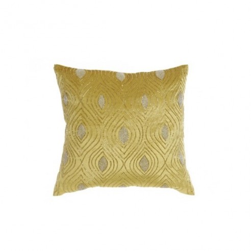 Cojín DKD Home Decor Amarillo (45 x...