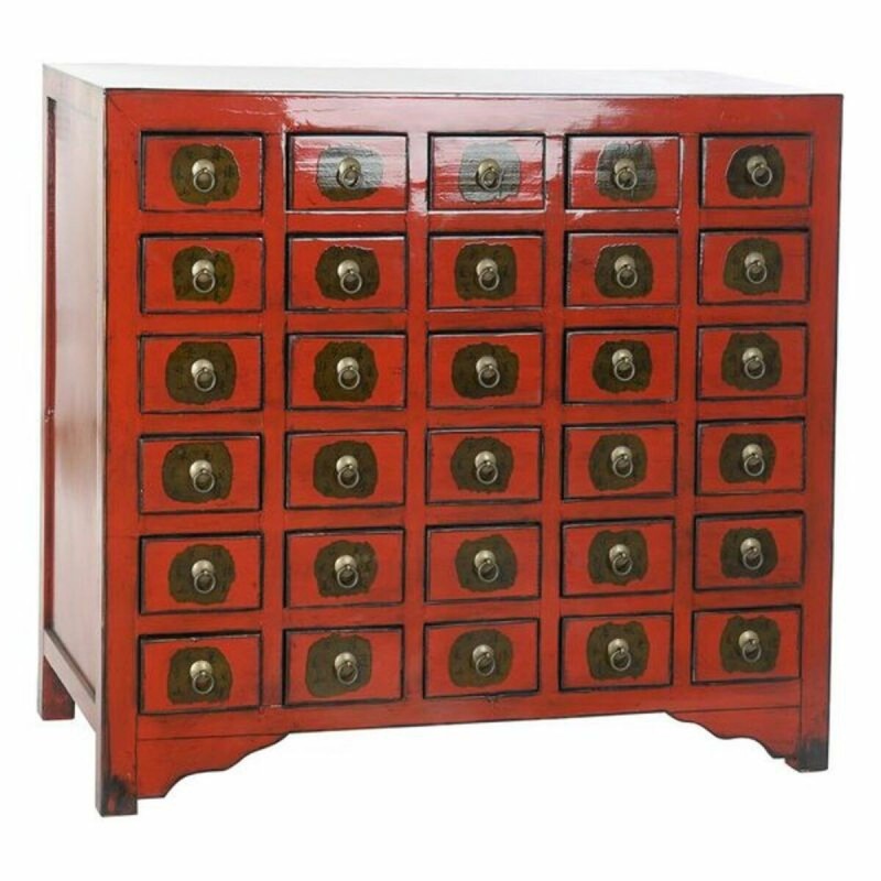 Chest of drawers DKD Home Decor Red...