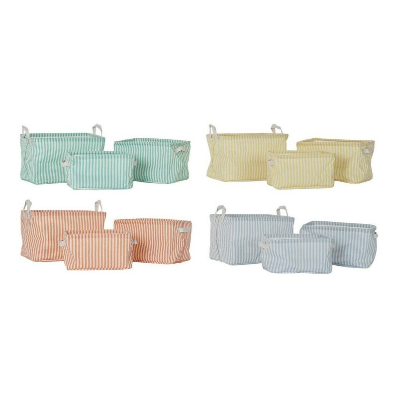 Basket set DKD Home Decor Polyester...