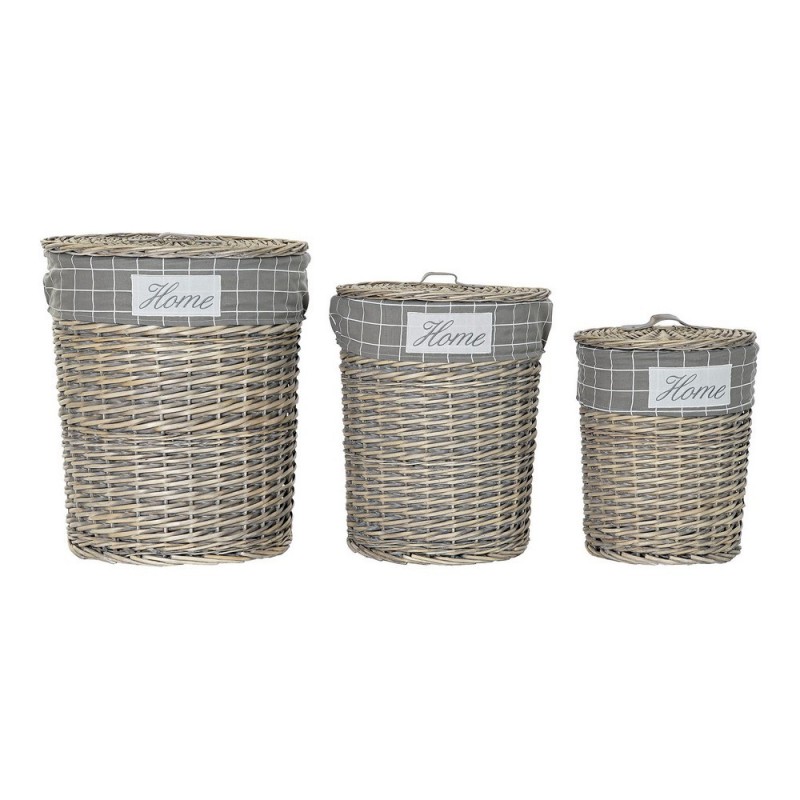 Laundry basket DKD Home Decor (3 pcs)